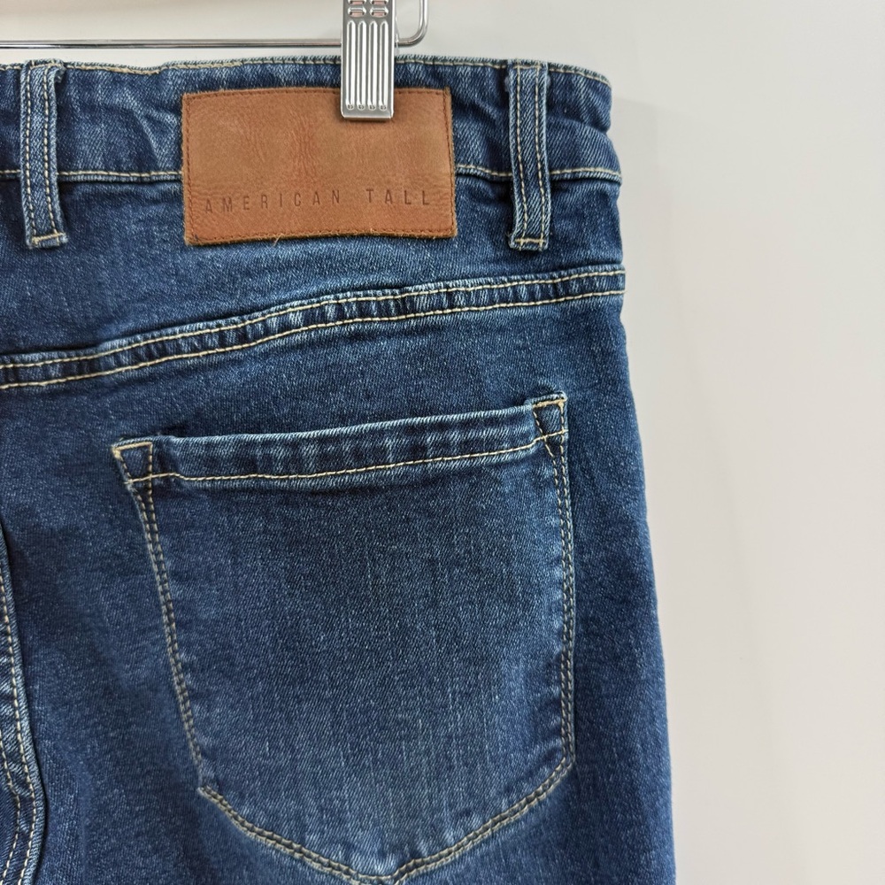 American Tall Men’s Carman Tapered Everyday Medium Wash Jeans Long Length 34 - Picture 9 of 15